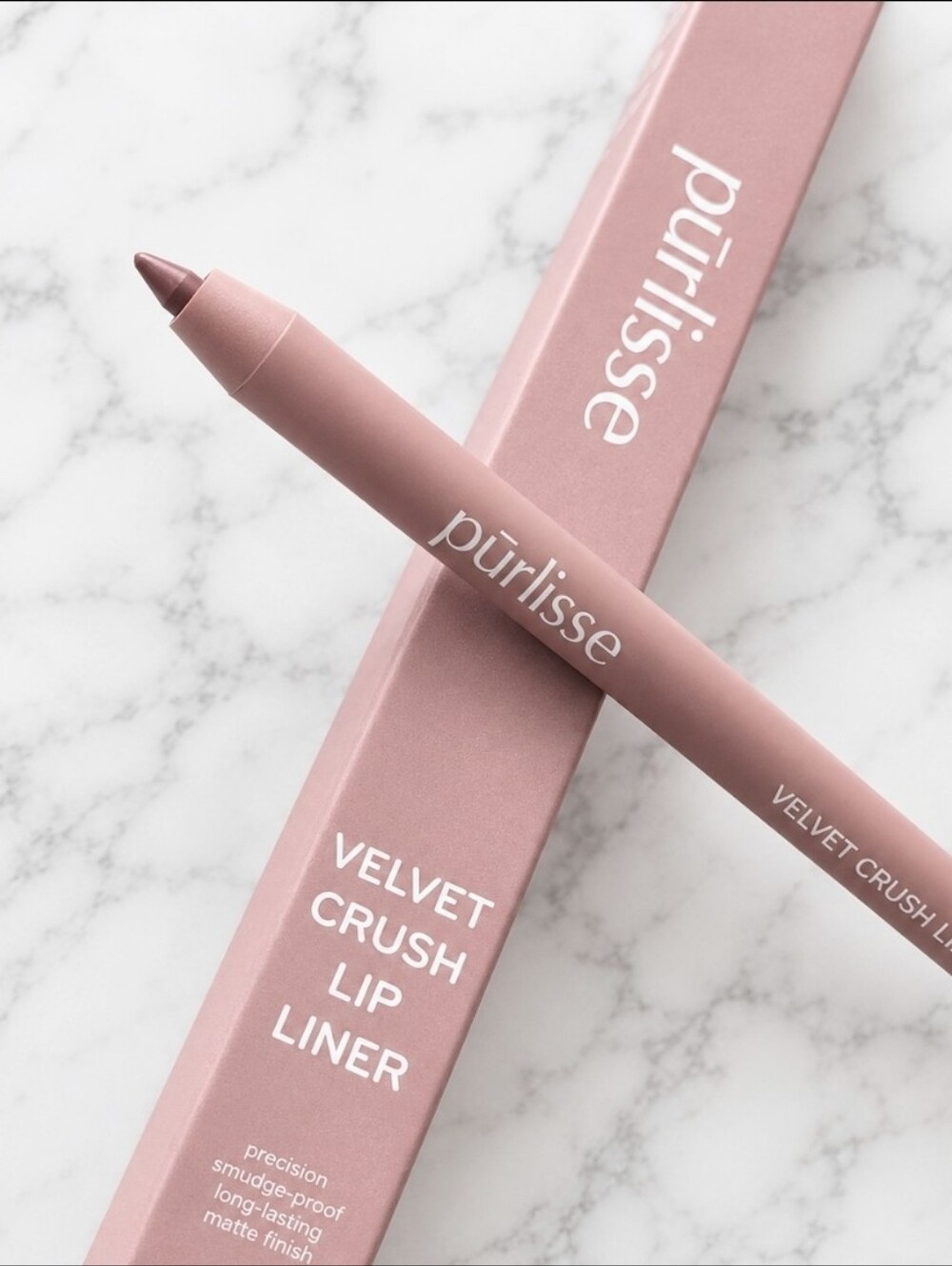 Purlisse PINKY NUDE Velvet Crush Lip Liner Matte Finish Long Wearing .015 oz NIB